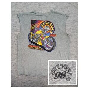 Vtg 1998 Sturgis Black Hills Rally Gray Tank XL XXL Legendary Good Times 58 Year